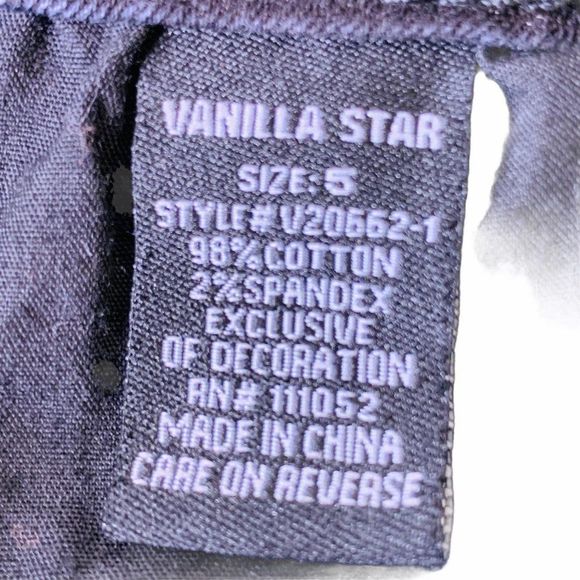 Vanilla Star Jeans sz 5 9686 Embroider Distress - Picture 8 of 9